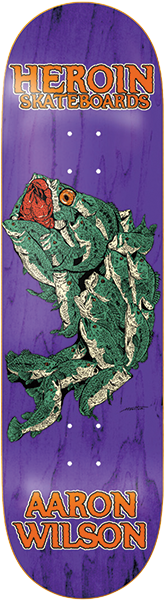 HEROIN WILSON FISH SKATEBOARD DECK-8.75