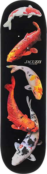 JACUZZI 500 YEARS SKATEBOARD DECK-8.5 BLACK/HOLO