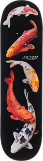 JACUZZI 500 YEARS SKATEBOARD DECK-8.5 BLACK/HOLO