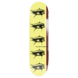 JACUZZI JET SKI EYES SKATEBOARD DECK-8.25 YEL/BURG EX7
