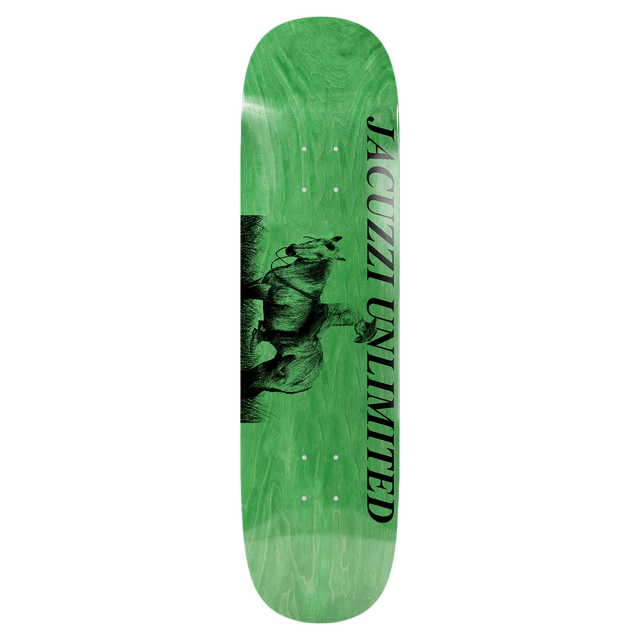 JACUZZI JET SKI COWBOY SHOVEL NOSE SKATEBOARD DECK-8.75 GREEN