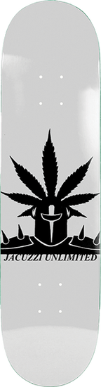 JACUZZI WEEDSTAR SKATEBOARD DECK-8.25 GREY EX7
