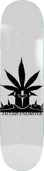JACUZZI WEEDSTAR SKATEBOARD DECK-8.25 GREY EX7