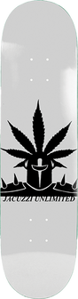 JACUZZI WEEDSTAR SKATEBOARD DECK-8.25 GREY EX7