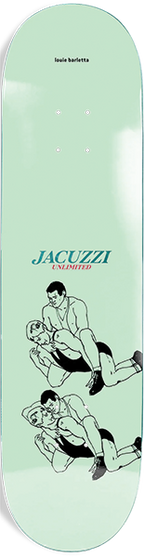JACUZZI BARLETTA STATE CHAMP SKATEBOARD DECK-8.25 MINT