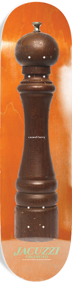 JACUZZI BERRY PEPPER GRINDER SKATEBOARD DECK-8.25 ORANGE