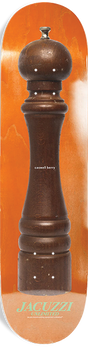 JACUZZI BERRY PEPPER GRINDER SKATEBOARD DECK-8.25 ORANGE