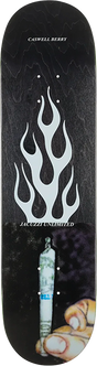 JACUZZI BERRY ROLL UP SKATEBOARD DECK 8.0 BLACK EX7