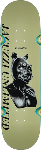 JACUZZI DILO SAFE WORD SKATEBOARD DECK 8.5 LT.OLIVE EX7