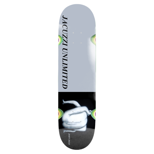 JACUZZI DILO SUCK ME SKATEBOARD DECK-8.5 COOL GREY EX7