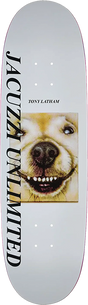 JACUZZI LATHAM SMOOSHED EGG SKATEBOARD DECK 9.12X32.3 WHT EX7