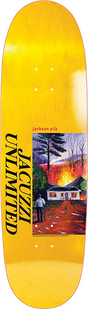 JACUZZI PILZ LAWN FIRE SKATEBOARD DECK-9.12 YELLOW