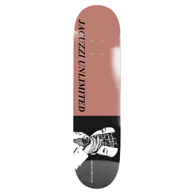 JACUZZI SPENCER WINE SKATEBOARD DECK-8.25 ROSE EX7