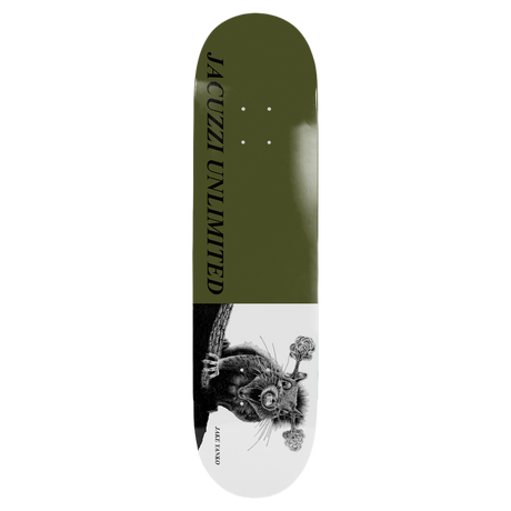 JACUZZI YANKO RABID SKATEBOARD DECK-8.25 GREEN EX7