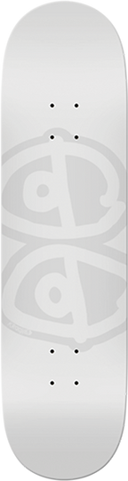 KROOKED EYES SKATEBOARD DECK-8.06 WHITE