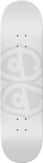 KROOKED EYES SKATEBOARD DECK-8.06 WHITE