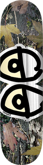 KROOKED EYES CAMO SKATEBOARD DECK-8.5 SILVER FOIL