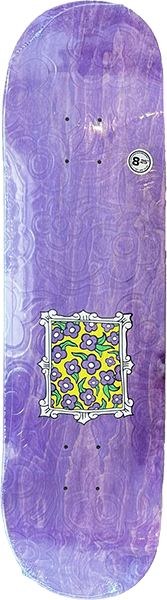 KROOKED FLOWER FRAME EMB SKATEBOARD DECK-8.06