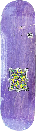 KROOKED FLOWER FRAME EMB SKATEBOARD DECK-8.06