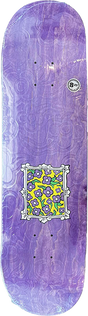 KROOKED FLOWER FRAME EMB SKATEBOARD DECK-8.06