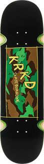 KROOKED KAMO SKATEBOARD DECK 8.25 BLACK