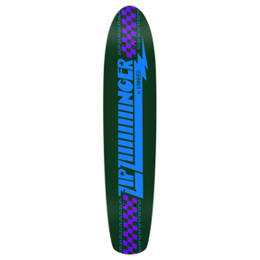 KROOKED ZIIIIIIIINGER SKATEBOARD DECK-7.7x35.75 DK GRN w/grip