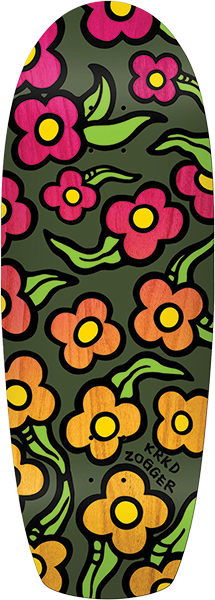 KROOKED ZOGGER WILDSTYLE SKATEBOARD DECK-10.75X30