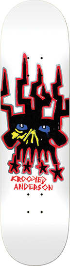 KROOKED ANDERSON SKULL KING SKATEBOARD DECK-8.38