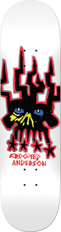 KROOKED ANDERSON SKULL KING SKATEBOARD DECK-8.38