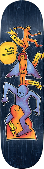 KROOKED ANDERSON STACK SKATEBOARD DECK-8.38