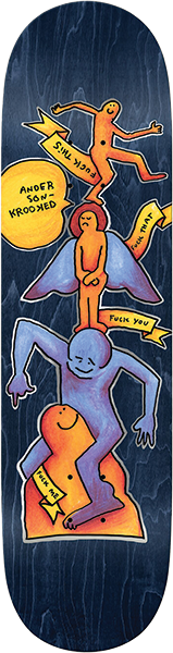 KROOKED ANDERSON STACK SKATEBOARD DECK-8.38