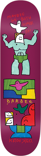 KROOKED BARBEE WE SKATEBOARD DECK-8.75