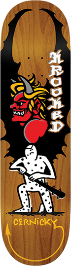 KROOKED CERNICKY DEVIL ED SKATEBOARD DECK-8.5