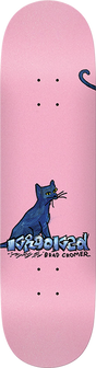 KROOKED CROMER KAT SKATEBOARD DECK-8.38 PINK