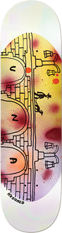 KROOKED FARRAR UNA'S BRIDGE SKATEBOARD DECK-8.5
