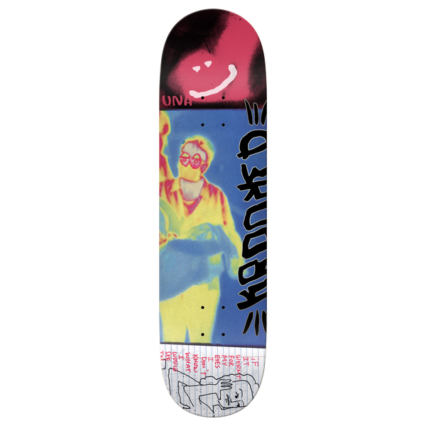KROOKED FARRAR INFRARED SKATEBOARD DECK-8.28 w/grip