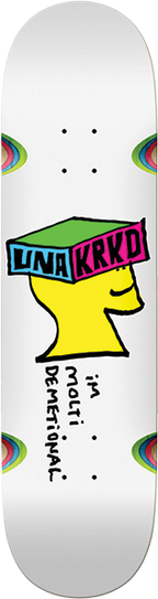 KROOKED UNA MOLTI DEMET SKATEBOARD DECK-8.28