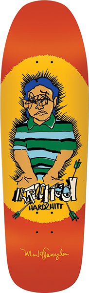 KROOKED GONZALES HARD2IHTT SKATEBOARD DECK-9.81