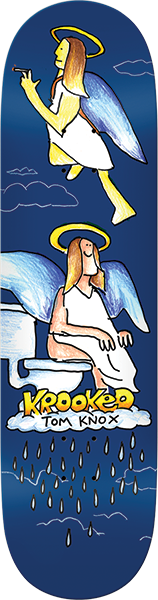 KROOKED KNOX ANGEL SKATEBOARD DECK-8.5