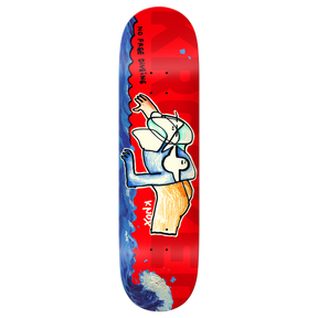 KROOKED KNOX FREE DIVE SKATEBOARD DECK-8.5 RED w/grip