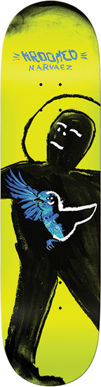 KROOKED NARVAEZ BLUE BIRD SKATEBOARD DECK-8.25 TF