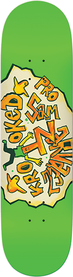 KRK NARVAEZ GREEN SKATEBOARD DECK-8.5