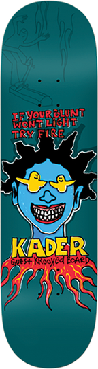 KROOKED SYLLA GUEST SKATEBOARD DECK-8.5 BLUE