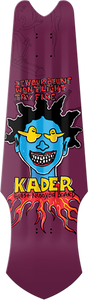 KROOKED SYLLA GUEST TRI-PLANE SKATEBOARD DECK-9.75 MAROON