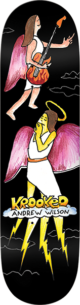 KROOKED WILSON ANGEL SKATEBOARD DECK-8.25 TF
