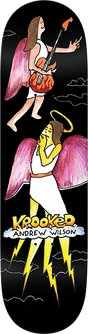 KROOKED WILSON ANGEL SKATEBOARD DECK-8.25 TF