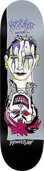 KROOKED WORREST SATANS SERVICE SKATEBOARD DECK-8.3 SLICK