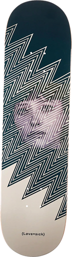 LOVESICK DISTORTED MEMORIES SKATEBOARD DECK-8.12