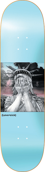 LOVESICK LIBERTY? SKATEBOARD DECK-8.25 BLUE