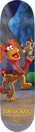 MADRID X FRAGGLE ROCK RED SKATEBOARD DECK-8.25